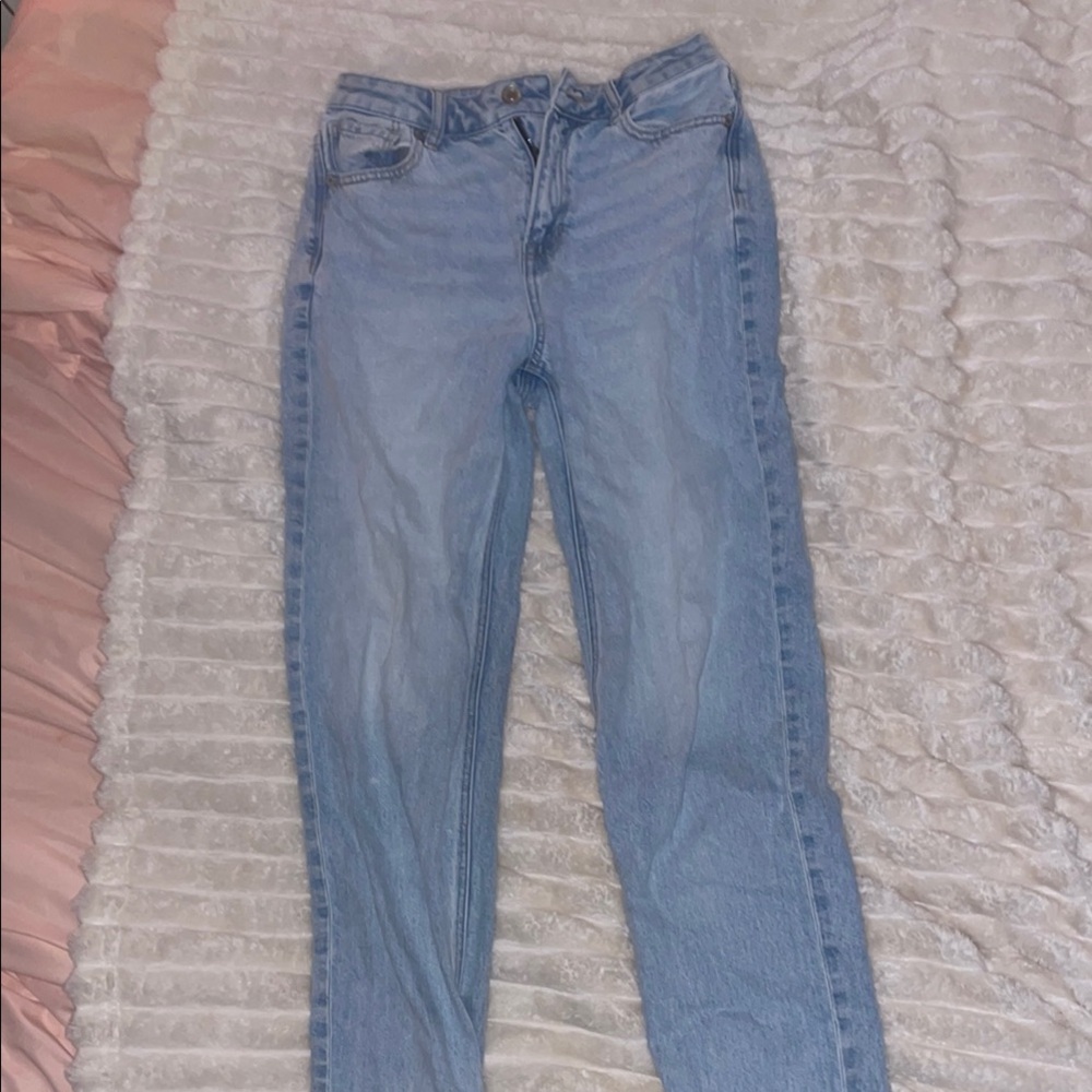 American Eagle Outfitters Blue Straight Leg Jeans LONG